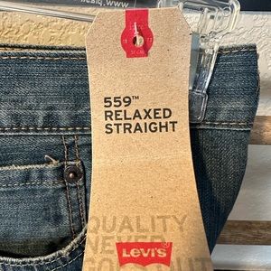 LEVI’S Men’s 559 Relaxed Straight Leg Jeans 34x32 New w/tags